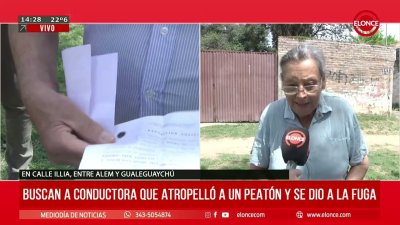Buscan a conductora que atropell&oacute; a un peat&oacute;n y se dio a la fuga